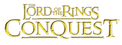 Lord of the Rings Conquest title screen for Nintendo DS